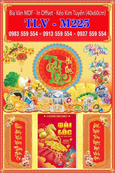 Bìa ép kim Tài Lộc