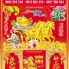 Bìa lịch bế nổi Xuân tài lộc