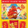 Bìa lịch gắn bloc Thuyền buồm như ý