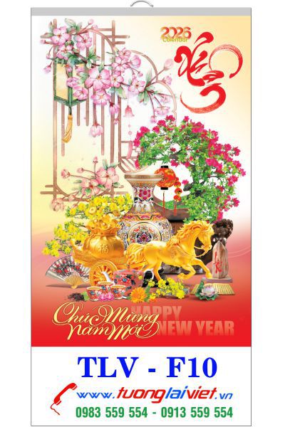 In lịch 7 tờ Bonsai