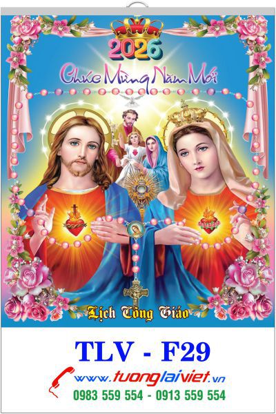 In lịch 7 tờ Lịch công giáo