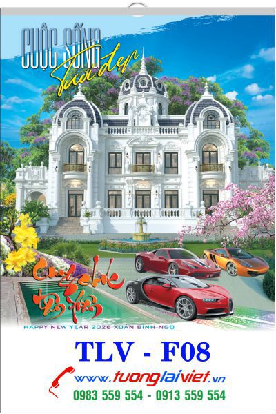 In lịch 7 tờ Phong cảnh