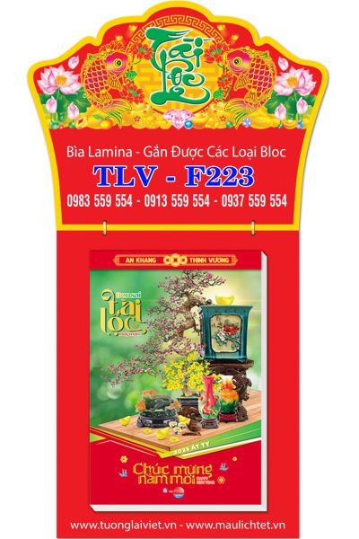 Lịch Bloc Bìa Laminate Tài Lộc