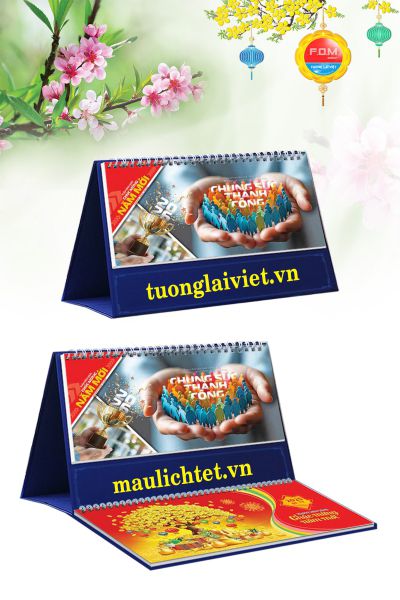 Lịch Để Bàn 13 Tờ Chung Sức Thành Công