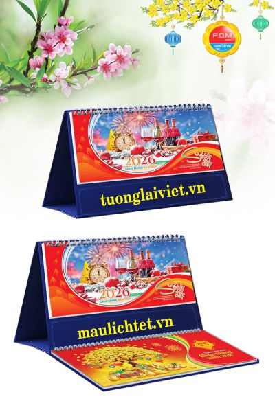 Lịch Để Bàn 13 Tờ Sống Đẹp