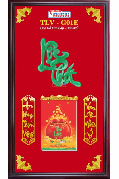 Lịch Gỗ Lộc Phát Xanh - Ảnh 3