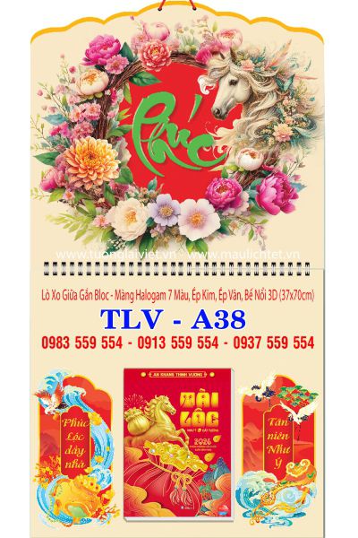 Lịch lò xo giữa bloc Phúc xanh