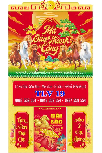 Lịch lò xo giữa bloc Tết sum vầy