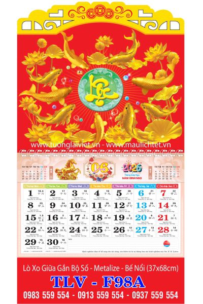 Lịch lò xo giữa bộ số Lộc vàng