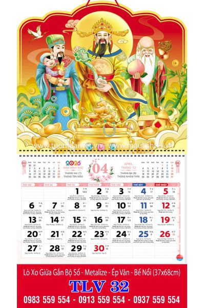 Lịch lò xo giữa bộ số Phúc lộc thọ