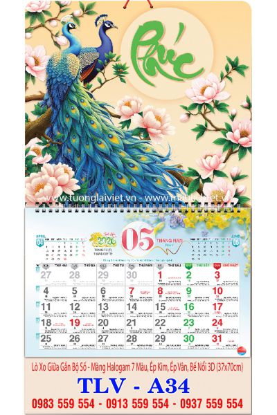 Lịch lò xo giữa bộ số Phúc lộc