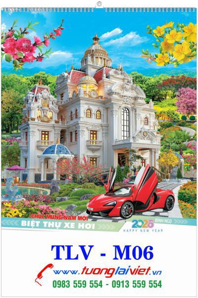 Lịch Treo Trường 7 Tờ Nhà Và Xe