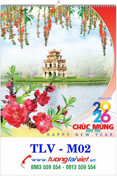 Lịch Treo Trường 7 Tờ Thắng Cảnh Việt Nam